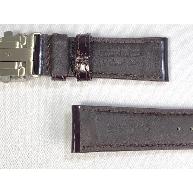 SEIKO セイコープレサージュ　純正　コードバン　ベルト　L0KK011J9 L0KK011J9 SEIKO プレザージュ 20mm 純正革ベルトバックル付