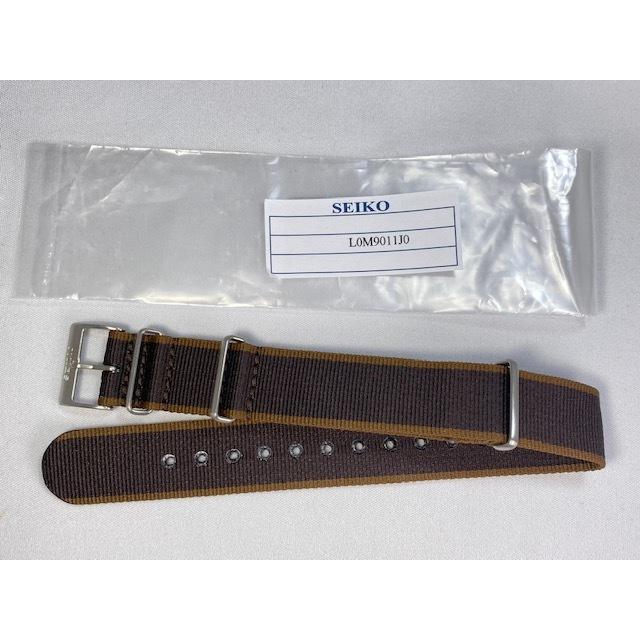 L0M9011J0 SEIKO プロスペックス 20mm ポリエステルバンド ブラウン SBDC137/6R35-01B0他用 ネコポス送料無料