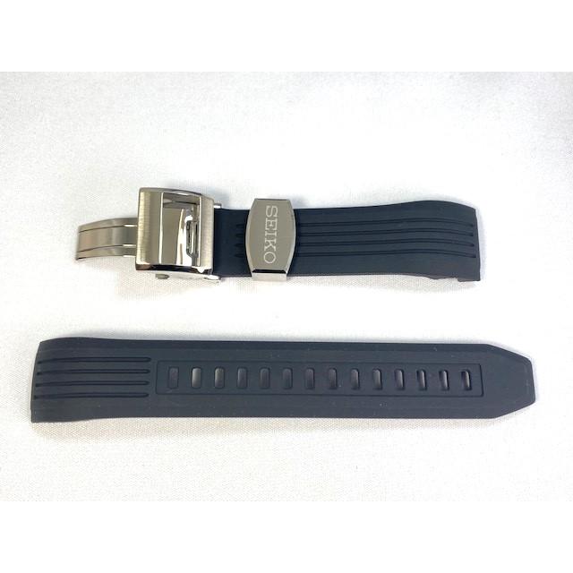 SEIKO ASTRON 時計用ベルト　黒　箱付き ASTRON R01Z011J0 SEIKO アストロン 22mm 純正シリコンバンド