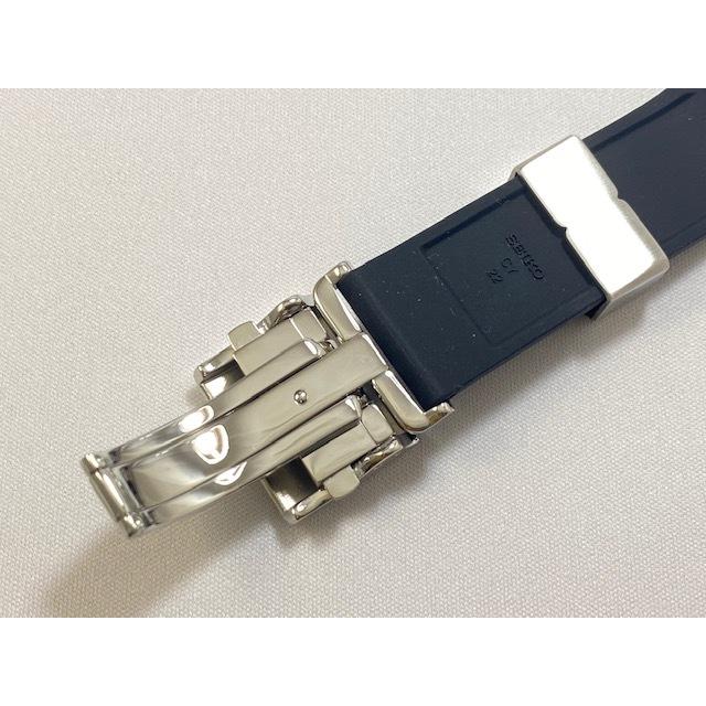 R01Z011J0 SEIKO アストロン 22mm 純正シリコンバンドバックル付