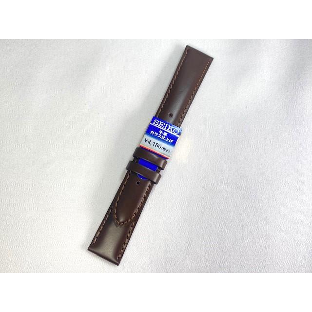 SEIKO（セイコー） R0234BL SEIKO 18mm 純正革ベルト 牛革ガラス仕上げ
