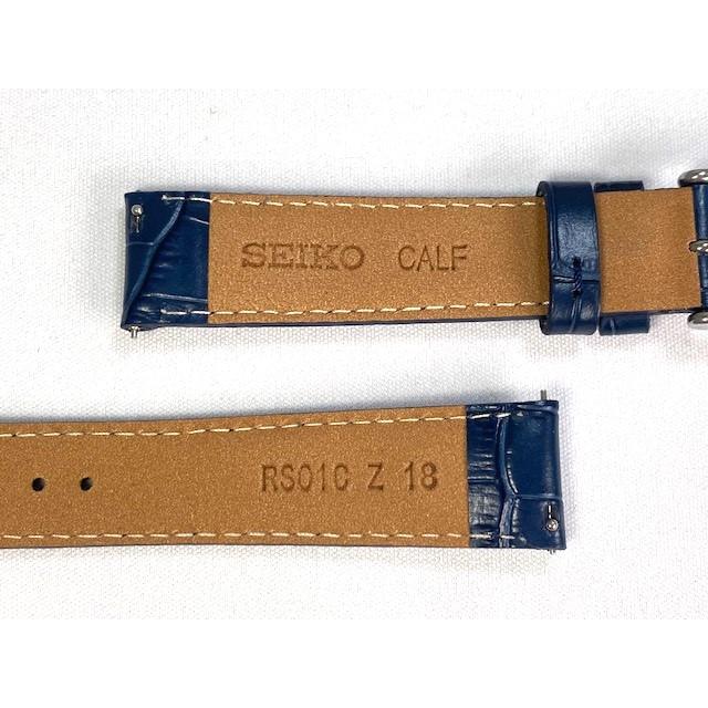 SEIKO（セイコー） RS01C18NY SEIKO 18mm 純正革ベルト カーフワニ型
