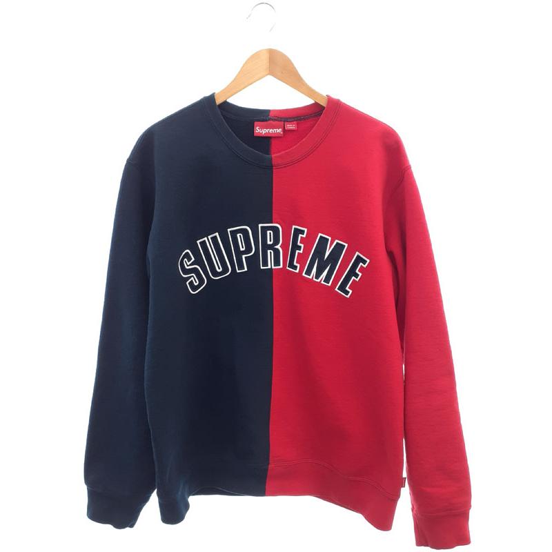 Supreme（シュプリーム） Split Crewneck Sweatshirt sizeLarge メンズ 