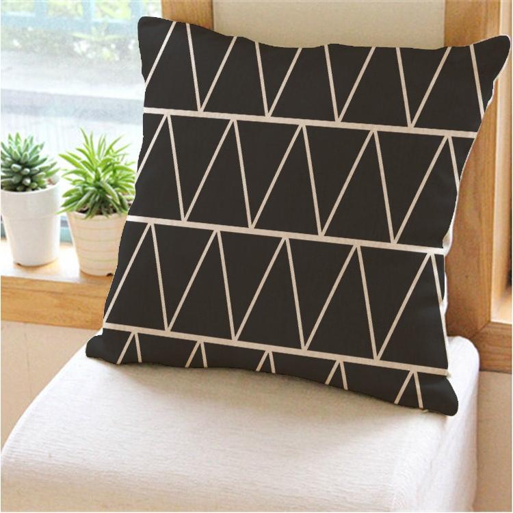 クッションカバーd 座布団カバー かわいい オシャレ チャック付き 北欧風デザイン 猫 ４５ ４５ 定番の中古商品 猫