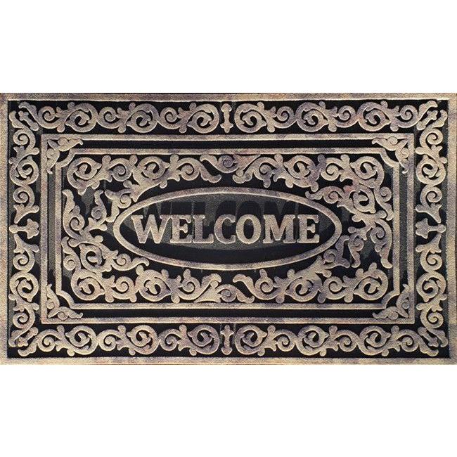 玄関マット 泥落とし おしゃれ 屋外 エントランスマット 北欧 Welcome ウェルカム 76cm 46cm Hwd019 高山商店 通販 Yahoo ショッピング