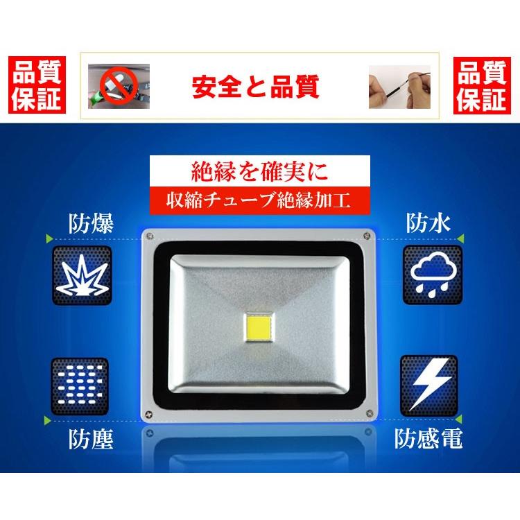 LED投光器 レッド グリーン ブルー RGB 50W 500W相当 防水 LEDライト