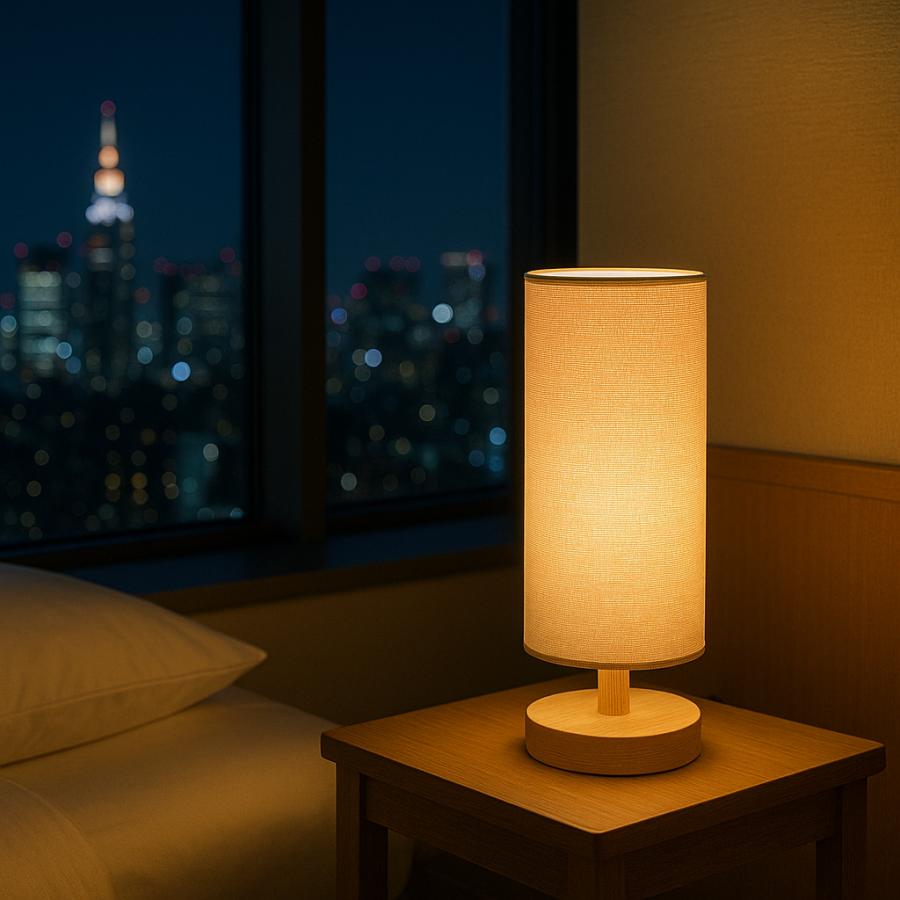 LEDスタンドライト 和風 麻 LED電球付き フロアライト フロアスタンド