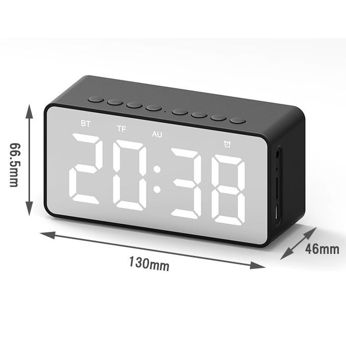 Bluetoothスピーカー Bluetooth5.0 ワイヤレススピーカー 置き時計