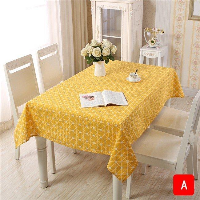 テーブルクロス 食卓 綿麻 15種類 ピンク オシャレ インテリア 高級感