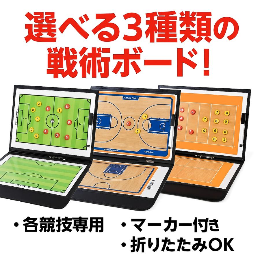 スポーツ戦術ボード｜マグネット＆マーカー付き サッカー戦術ボード