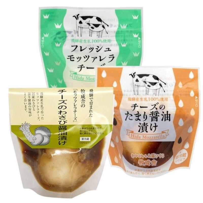 金賞チーズ3袋 セット 酒 ワイン つまみ チーズのたまり醤油漬け 1 チーズのわさび醤油漬け 1 フレッシュモッツァレラ 1 牧成舎 34 6 飛騨高山ご当地スーパーさとう 通販 Yahoo ショッピング