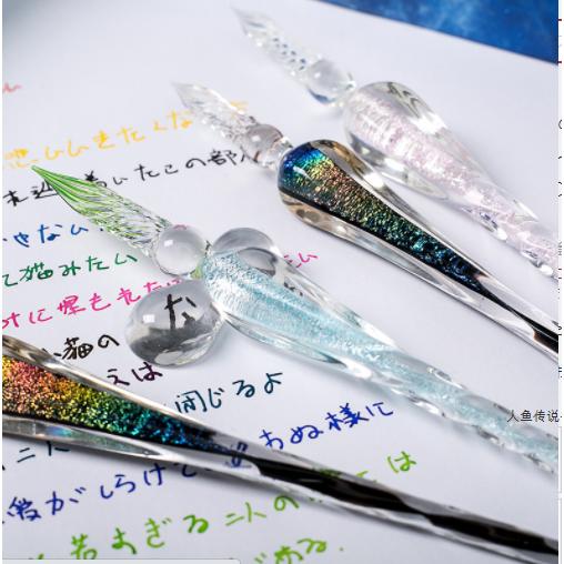 ガラスペン インクセット 初心者 おしゃれ 安い つけペン 細字 万年筆