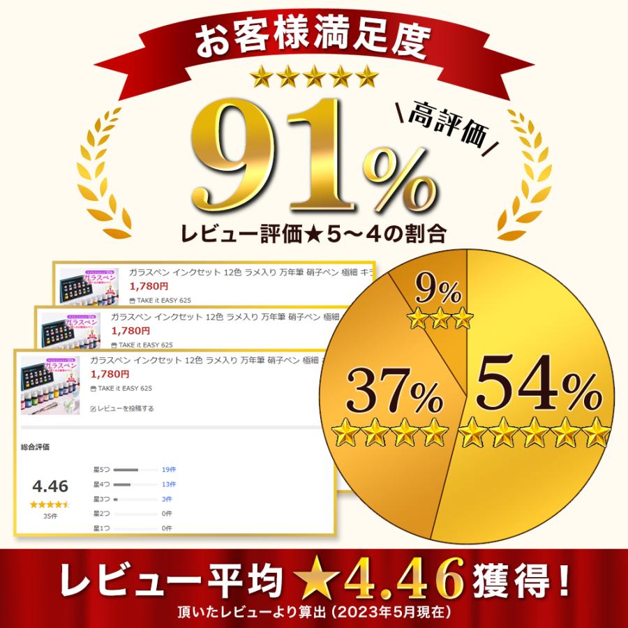 ガラスペン インクセット 初心者 おしゃれ 安い つけペン 細字 万年筆