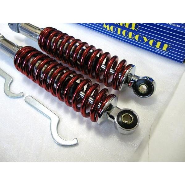 YAMAHA ☆純正サイズ! NEW レッド リアサス 320mm SET YAMAHA ☆純正サイズ! NEW レッド リアサス 320mm SET