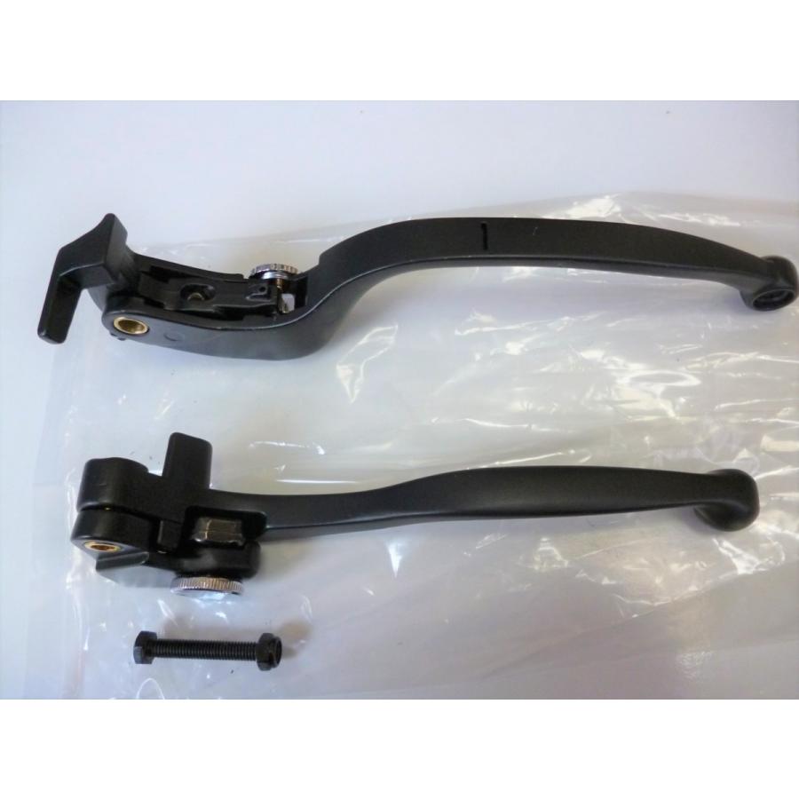 カワサキ（Kawasaki） ☆送料600円~ 新品 ラジアル 黒レバーSET（adj