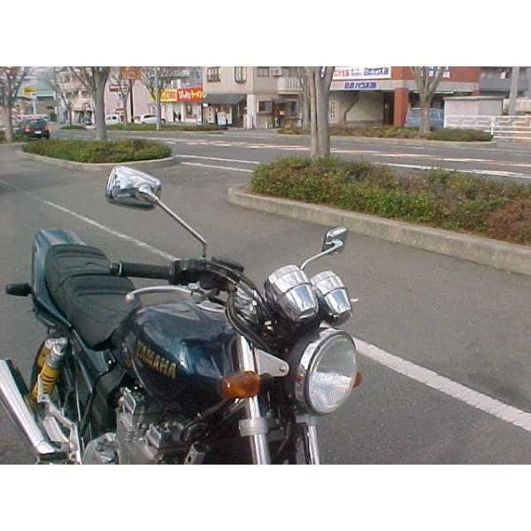 ☆旧：ネイキッドミラー 10mm 正ネジSET！【ロングステム】 ＊FTR223