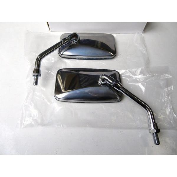 スズキ（SUZUKI） ☆旧：純正typeスクエアミラー 10mm 正ネジSET