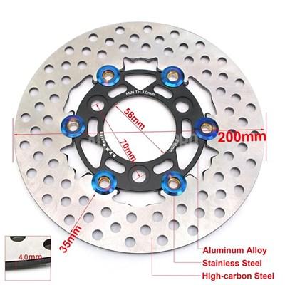 並行輸入品】フローティングブレーキローターディスクブレーキ 200mm 6