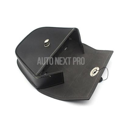 並行輸入品】バイク ラゲッジサイド用 三角PUレザーバッグ 収納ツール