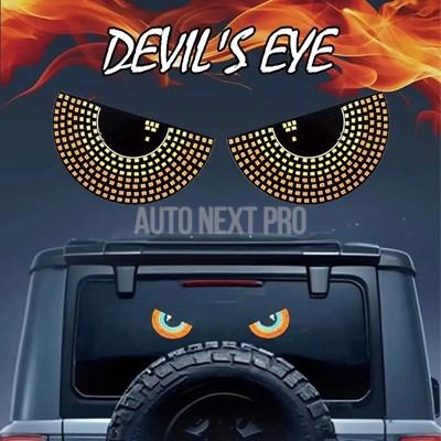 並行輸入品】車装飾用デビルアイledライト リアハザード灯 赤