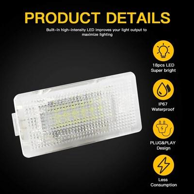 【新品未使用】ランドローバーディフェンダー用 トランクLEDライト カーゴ照明 トランク用LEDテールゲートインテリアライト ランドローバー用 レンジ