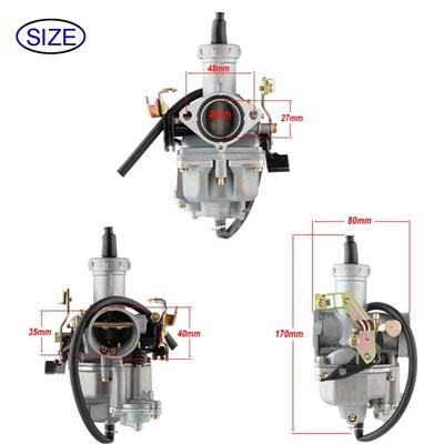 並行輸入品】 アルミニウムバイク 二輪キャブレター 加速ポンプ wy125