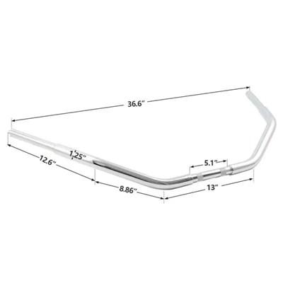 並行輸入品】ハーレーソフテイル用3.5 インチハイトファットビーチ