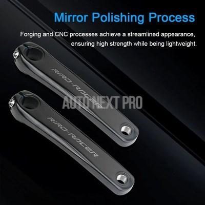 RIROリロカーボン超軽量クランクセット50-34T170φ24mmシャフト RIROリロカーボン超軽量クランクセット50-34T170φ24mmシャフト