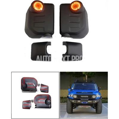 並行輸入品】Fjクルーザーサイドミラーカバー ライト付きミラー