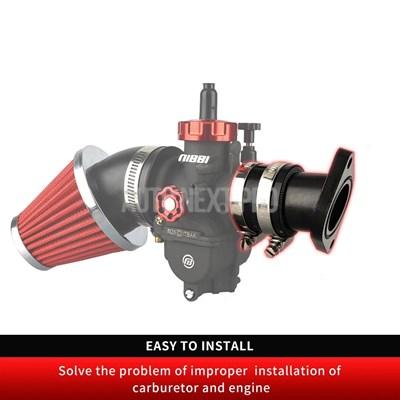 並行輸入品】nibbiバイク吸気マニホールド32mmキャブレターブーツ関節