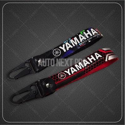 ヤマハ用レザーキーホルダー レーシングアクセサリー ストラップ 