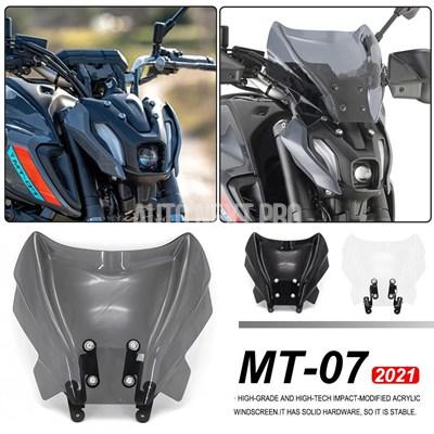 バイクnewアクセサリーフロントガラスMT07 2021 2022風防 ウインド