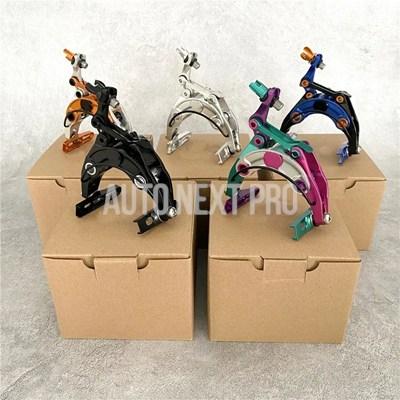 【並行輸入品】G4-ロードバイクブレーキ92g/96g トライアスロン グラベル Vブレーキキャリパー 直接取り付け 赤 r9100の画像