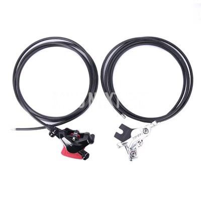 【並行輸入品】油圧ディスクブレーキ2ピストン 4ピストン sramレベルbrz slv ult 黒 mtbバイク 800-1550 950-2000 900-2000 950-1950mm フロント リア 黒_5