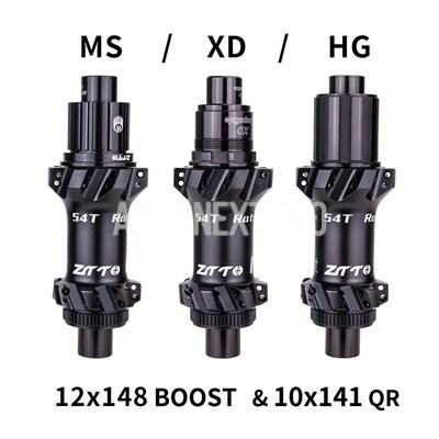 【並行輸入品】Ztto m1 mtbテクノロジープルブースト148ハブ超軽量28穴ブッシング54tラチェットハグxdmsコア12スピードスルーアクスル28時間メイザ自転車の画像