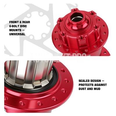 ダートジャンプ　マウンテンバイク クリスキング製ハブ　その他交換部品多数 Amazon | クリスキング(Chris King) Front 6-bolt AB 32H 110x20 Red