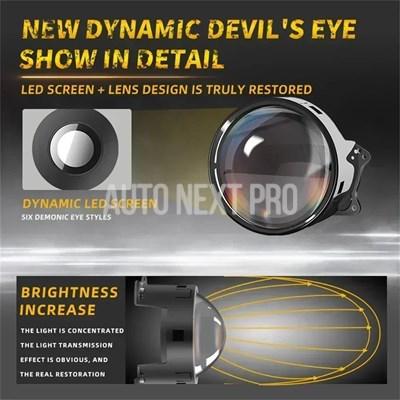 並行輸入品】デビルアイledカーヘッドライト ダイナミックバイク