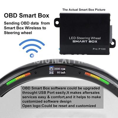 OBDステアリング 並行輸入品】デジタルディスプレイ付きLEDパフォーマンスステアリング
