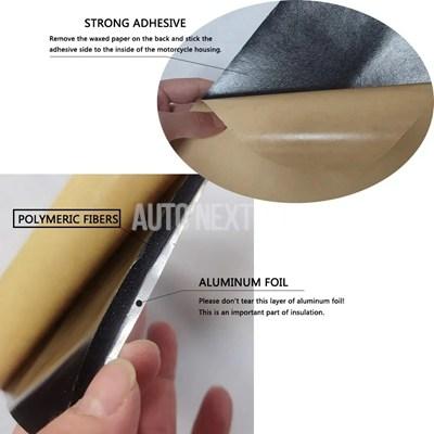 バイク 二輪用ヒートシールド 断熱マット プレカット ベリー