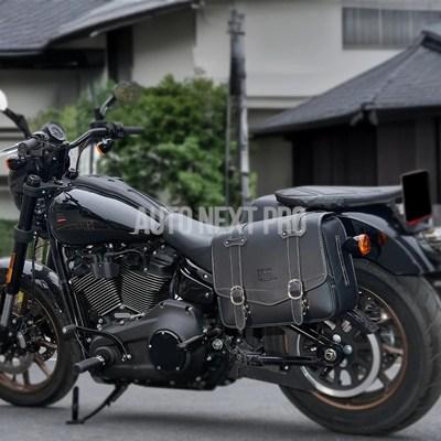 並行輸入品】kemimoto-バイクサドルバッグ puレザーツールバッグ 20l 