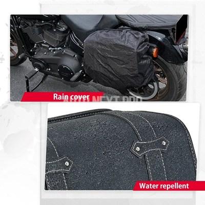 並行輸入品】kemimoto-バイクサドルバッグ puレザーツールバッグ 20l 