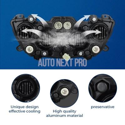 【並行輸入品】バイク用ledヘッドライト 自転車用ヘッドライト ヤマハx09用 2017 2018 2019 2020_8