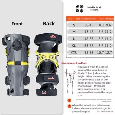 【並行輸入品】 バイクニーパッドガードオフロード  調整可能 滑り止め保護具外骨格ガードモトクロス膝_9