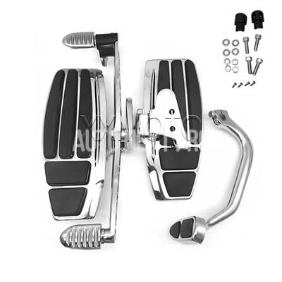 【並行輸入品】ホンダゴールドウィング 1800 GL1800 F6B GL 1800 01-17 フットレストヴァルキリー 14 15 バイクドライバーフットレスト フットボードペダルキッ