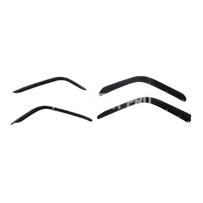 【並行輸入品】4 ピース/セット車 フロントリアホイールフェンダーフレアジープラングラー JL 2018+ 低/高フェンダーモデル用_2