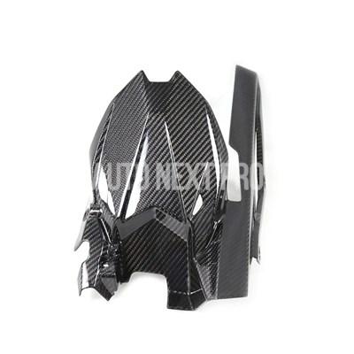 【並行輸入品】バイクマッドガード部品アクセサリーカワサキ ZX4RR/4R ZX25R 2020-2024 100% カーボンプロテクターリアフェンダースプラッシュガード_6