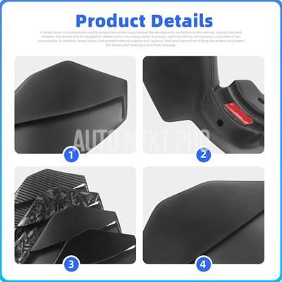 【並行輸入品】バイクフロント空力翼サイドウイングレットエアディフレクター固定翼スポイラーフェアリングヤマハ MT-09 MT-09 SP 2024-2025_8