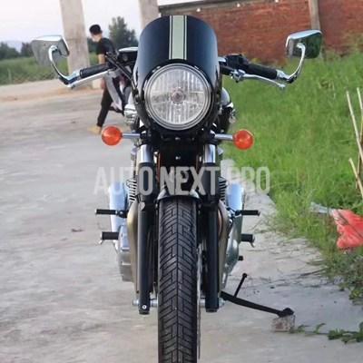 【並行輸入品】バイクフロントヘッドライトフェアリングマスク フォークカウル バイザーガード フロントガラス デフレクター トライアンフ用プロテクター ホンダ_7