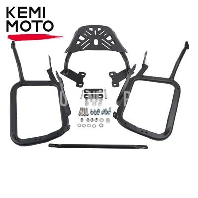 【並行輸入品】Kemimoto-ステンレスパンニサーラック サドルバッグ サイドブラケット トップリアケースボックス ホンダcb400x cb500x CNC 2021_2