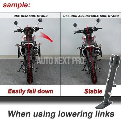 調整可能 バイクサイドキックスタンド サポートホルダー ホンダ